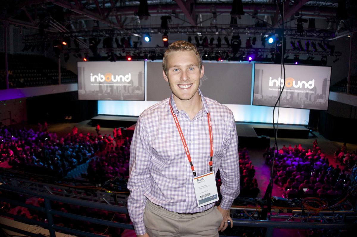 Mark Bailey Jr. at HubSpot's INBOUND conference in 2013